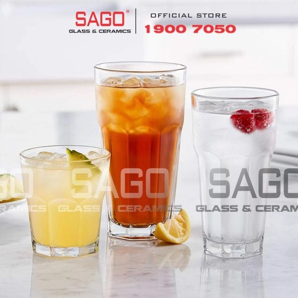  LIBBEY 15256 - Ly thủy tinh Cường Lực Libbey Gibraltar Cooler DuraTuff  473ml | Thủy Tinh Cao Cấp 
