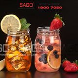  LIBBEY 92103 - Ly Thủy Tinh Kiểu Hũ Libbey Drinking Jar 473ml | Nhập Khẩu USA 