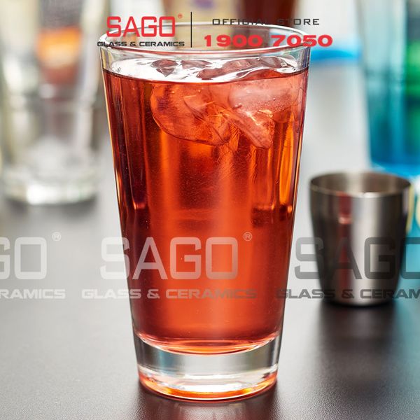  LIBBEY 15790 - Ly Thủy Tinh Libbey Stacking Mixing Glass 473ml  | Thủy Tinh Cường Lực Nhập Khẩu U.S 