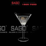  Luigi Bormioli A12459 - Ly thủy tinh Pha Lê Luigi Bormioli Mixology Martini Crystal Glasses 215ml | Nhập Khẩu Italy 