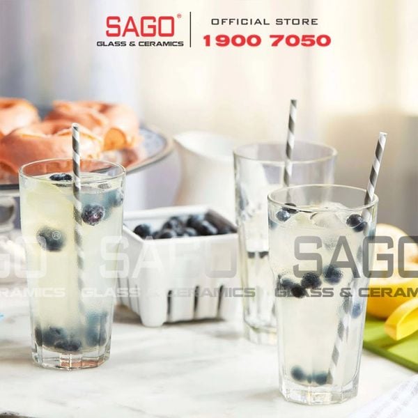  LIBBEY 15235 - Ly thủy tinh Cường Lực Libbey Gibraltar Cooler DuraTuff  355ml | Thủy Tinh Cao Cấp 