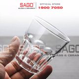  Deli Y5012 - Ly Thủy Tinh  Deli Central Rock 205ml | Thủy Tinh Cao Cấp 