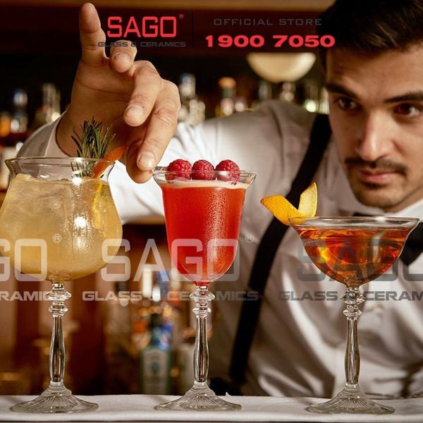  LIBBEY 501407 - Ly Thủy Tinh Libbey Vintage Coupe 245ml | Nhập Khẩu E.U 