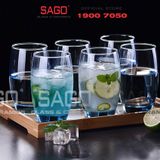  Luminarc J1585 - Ly Thủy Tinh Luminarc Salto Ice Blue 350ml | Thủy Tinh Cao Cấp 