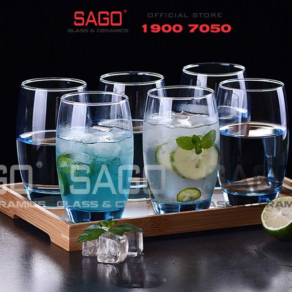  Luminarc J1585 - Ly Thủy Tinh Luminarc Salto Ice Blue 350ml | Thủy Tinh Cao Cấp 
