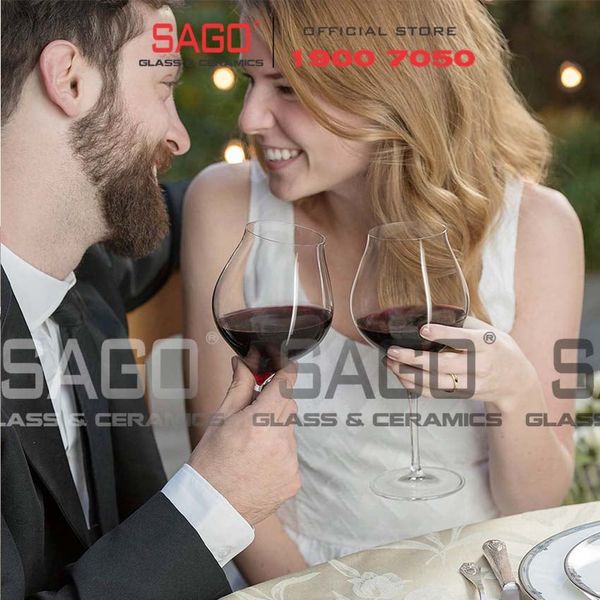  Luigi Bormioli A11830 - Ly thủy tinh Pha Lê Luigi Bormioli Vinea Nebbiolo Barolo Crystal Glasses 800ml | Nhập Khẩu Italy 