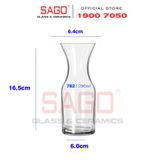 LIBBEY 782 - Bình Rót Thủy Tinh Libbey Decanter 296ml | Nhập Khẩu USA 