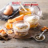  Luigi Bormioli 11959 - Hũ thủy tinh Pha Lê Luigi Bormioli LOCK EAT TERR HP10283 TAP Crystal Glasses 147ml | Nhập Khẩu Italy 