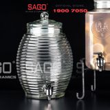  LIBBEY 92165 - Bình Thủy Tinh Libbey Beehive Beverage Dispenser 10 lít | Nhập Khẩu U.S 