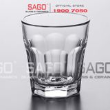  LIBBEY 15241 - Ly Thủy Tinh Cường Lực Libbey Gibraltar Rocks DuraTuff 207ml | Thủy Tinh Cao Cấp 