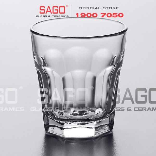  LIBBEY 15241 - Ly Thủy Tinh Cường Lực Libbey Gibraltar Rocks DuraTuff 207ml | Thủy Tinh Cao Cấp 