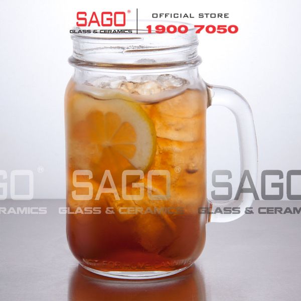  LIBBEY 97084 - Ly Thủy Tinh Libbey Drinking Jar 473ml | Thủy Tinh Cao Cấp 