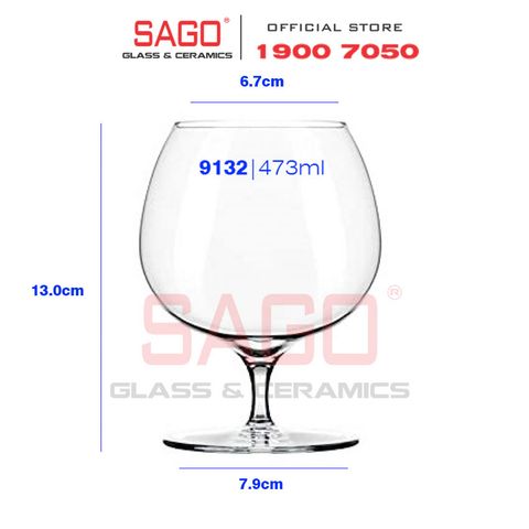  LIBBEY 9132 - Ly Thủy Tinh Libbey Renaisance Brandy 473ml | Nhập Khẩu USA 
