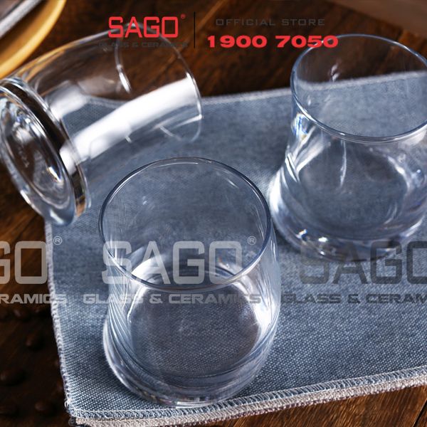  Pasabahce 41500 - Ly Thủy Tinh Pasabahce Penguen Whisky 370ml | Nhập Khẩu Thổ Nhĩ Kỳ 