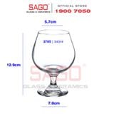  LIBBEY 3705 - Ly Thủy Tinh Libbey Embassy Brandy 340ml | Thủy Tinh Cao Cấp 