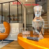  Luigi Bormioli 11965 - Chai thủy tinh Pha Lê Luigi Bormioli LOCK EAT CARAF HP10290 TAP Crystal Glasses 1096ml | Nhập Khẩu Italy 