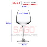  LIBBEY 7515 - Ly Thủy Tinh Libbey Vina Martini 237ml | Nhập Khẩu E.U 