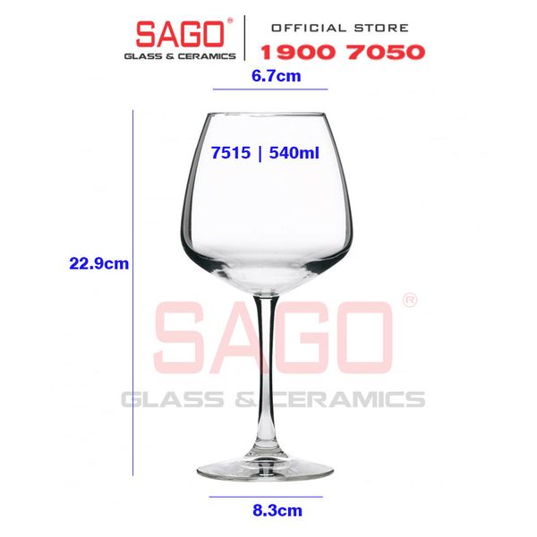  LIBBEY 7515 - Ly Thủy Tinh Libbey Vina Martini 237ml | Nhập Khẩu E.U 