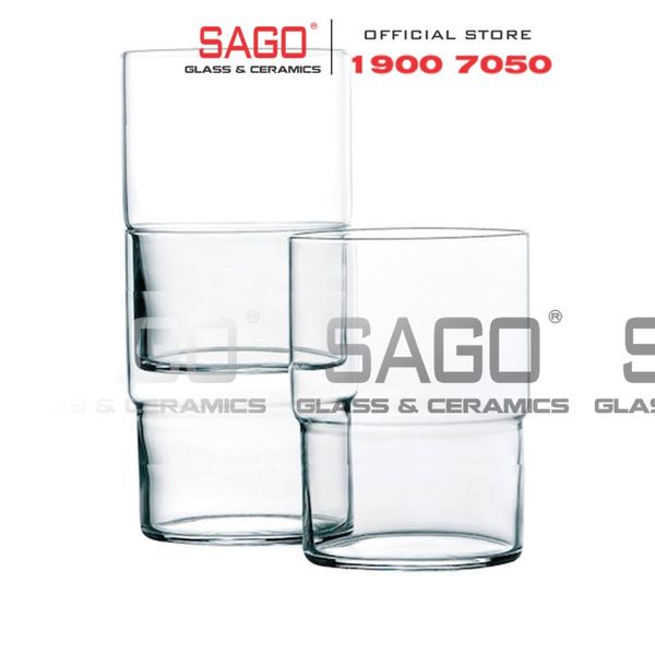  DELI GPB53 - Ly Thủy Tinh Deli Glasses Eco Borosilicate Hight Ball Glass Cup 400ml | Thủy Tinh Cao Cấp 
