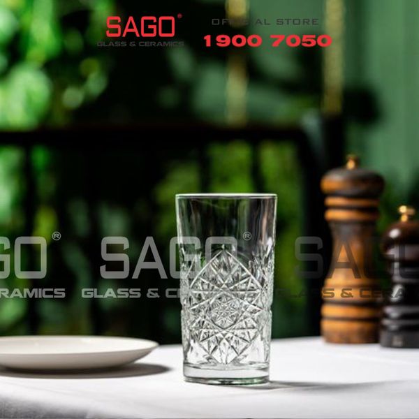  LIBBEY 829877 - Thủy Tinh Cao Cấp Libbey HOBSTAR High Ball 355ml | Nhập Khẩu E.U 
