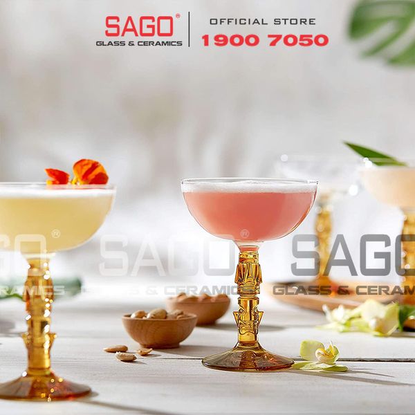  LIBBEY 824704 - Ly Thủy Tinh Libbey Tiki Coupe 250ml | Nhập Khẩu E.U 