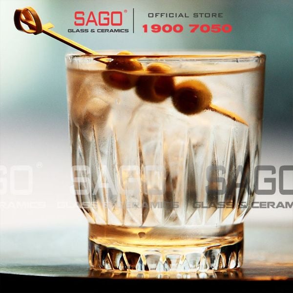  LIBBEY 15453 - Ly Thủy Tinh Libbey Winchester Dura Tuff Rock 163ml | Nhập Khẩu U.S 