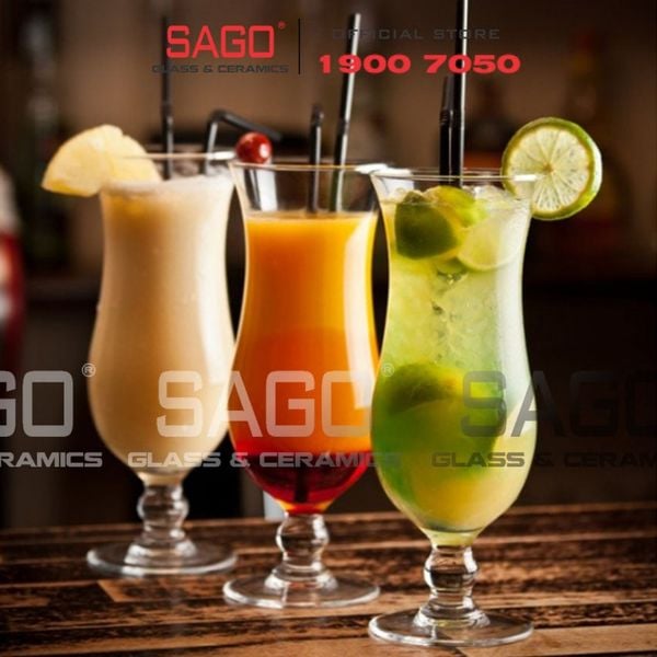  LIBBEY 3616 - Ly Thủy Tinh Libbey Hurricane Beverage 444ml | Nhập Khẩu USA 
