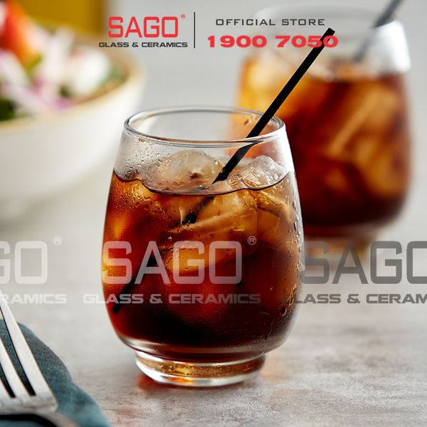  LIBBEY 12015 - Ly Thủy Tinh Cao Cấp Libbey Orbital Beverage  266ml | Nhập Khẩu USA 