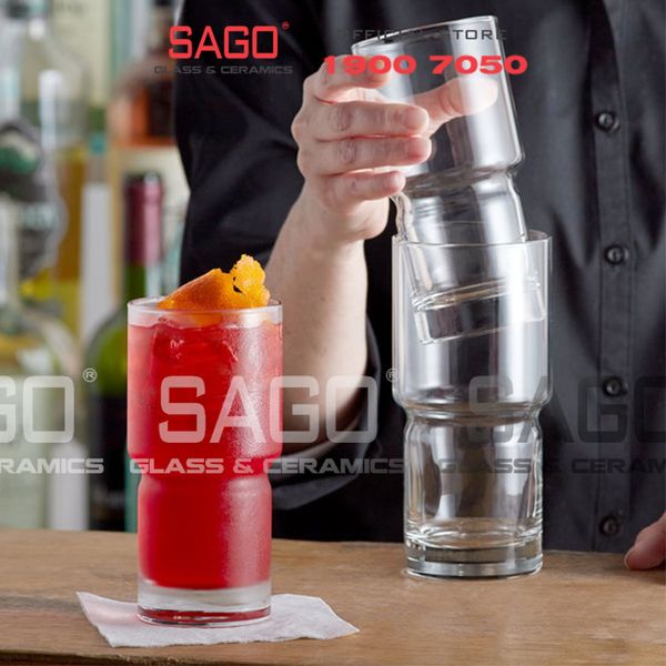  LIBBEY 12041 - Ly Thủy Tinh Cao Cấp Libbey Duratuff Newton Beverage 592ml | Nhập Khẩu USA 