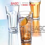  Deli 2014 - Ly Thủy Tinh Deli Gabo Centra Casablanca 390ml | Thủy Tinh Cao Cấp 