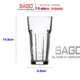  Deli 2014 - Ly Thủy Tinh Deli Gabo Centra Casablanca 390ml | Thủy Tinh Cao Cấp 