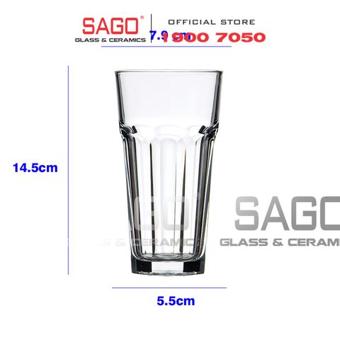  Deli 2014 - Ly Thủy Tinh Deli Gabo Centra Casablanca 390ml | Thủy Tinh Cao Cấp 