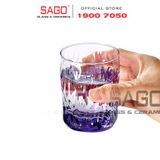  DELI JS5179P - Ly Thủy Tinh Deli Sogente Pink Rock glass 355ml | Thủy Tinh Cao Cấp 