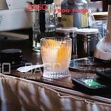  Deli DSKB162-1A - Ly Thủy Tinh Deli Stripes Rock Glass 280ml | Thủy Tinh Cao Cấp 