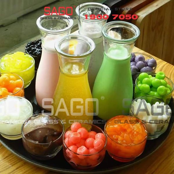  Ly Thủy Tinh Eo Cao Cấp | Tùy Chọn Dung Tích 