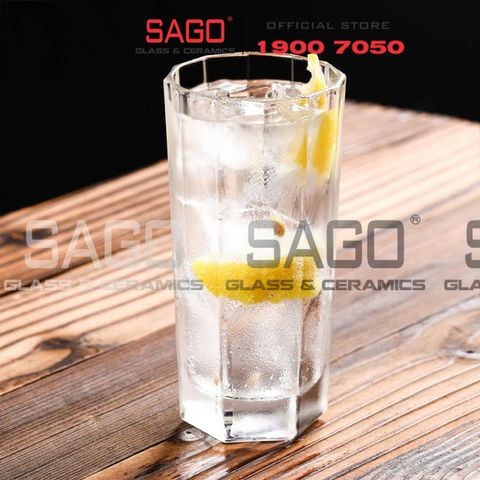  HONGLI 62912-2 - Ly Thủy Tinh Hongli Manhattan Hight Ball Glass 328ml | Thủy Tinh Cao Cấp 