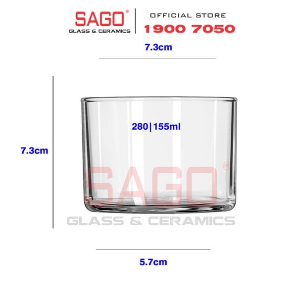  LIBBEY 280 - Ly Thủy Tinh Libbey Candle Bowl 155ml | Nhập Khẩu USA 