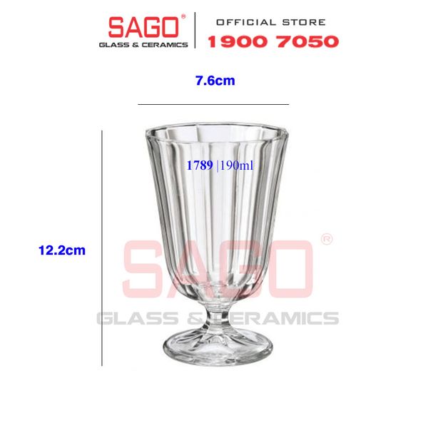  LIBBEY 821789 - Ly Thủy Tinh Libbey Ana Wine 190ml | Nhập Khẩu E.U 