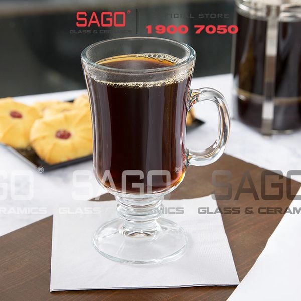  LIBBEY 5295 - Ly Thủy Tinh Libbey Irish Cofee 244ml | Nhập Khẩu E.U 