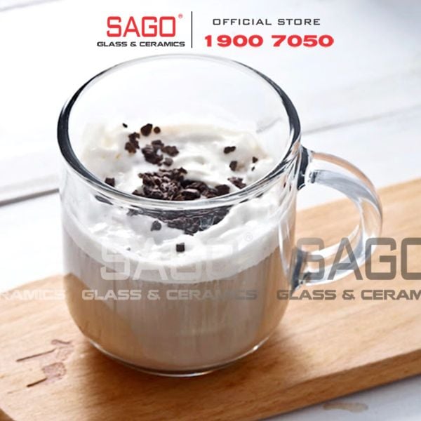 Pasabahce 1081435 - Ly Thủy Tinh Pasabahce Iconic Mug Glass 245ml | Nhập Khẩu Thổ Nhĩ Kỳ 