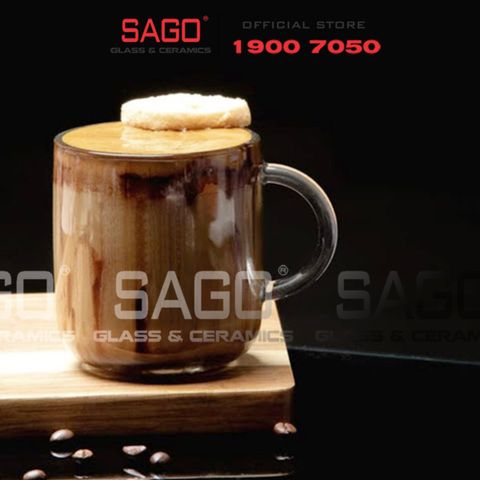  Pasabahce 1081435 - Ly Thủy Tinh Pasabahce Iconic Mug Glass 245ml | Nhập Khẩu Thổ Nhĩ Kỳ 