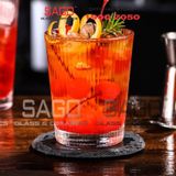  King Dealay H017 - Ly Thủy Tinh King Dealay studio Rock Glass 250ml | Thủy tinh Cao Cấp 
