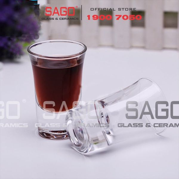  Deli EY3001 - Ly Thủy Tinh Deli Shot 20ml | Thủy Tinh Cao Cấp 