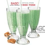  Deli BQL017 - Ly Thủy Tinh Deli Alaska Soda Sọc 340ml | Thủy Tinh Cao Cấp 