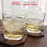  Union 359 - Ly Thủy Tinh Union Bottom Corner Rock Glass 225ml | Thủy Tinh Cao Cấp Nhập Khẩu Thái Lan 