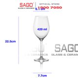  Ocean 1026R15 - Ly Thủy Tinh Ocean Santé Red Wine 420ml | Nhập Khẩu Thái Lan 