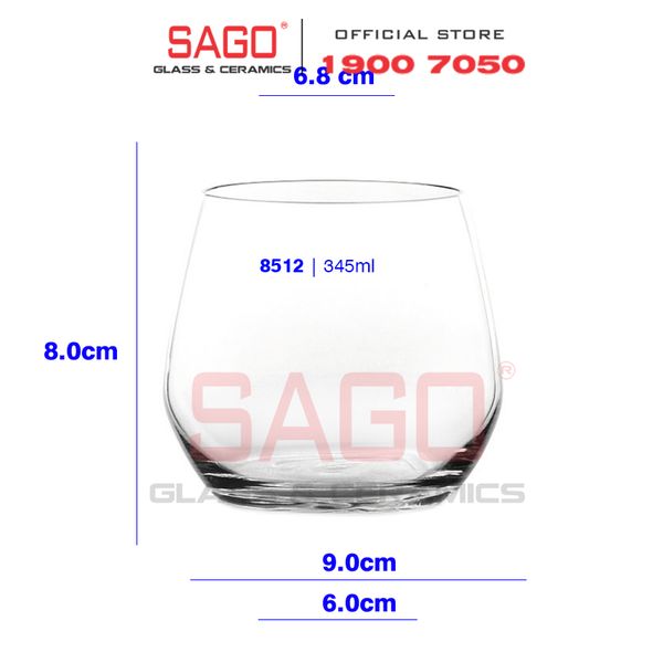  Ocean C18512 - Ly Thủy Tinh Ocean Lexington Rock 345ml | Nhập Khẩu Thái Lan 