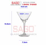  Ocean 1019C07 - Ly Thủy Tinh Ocean Lexington Cocktail 205ml | Nhập Khẩu Thái Lan 