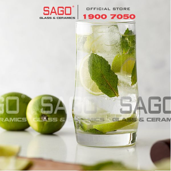  Ocean B17014 - Ly Thủy Tinh Ocean Scirocco Long drink 410ml | Nhập Khẩu Thái Lan 