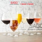  Ocean 1026W12 - Ly Thủy Tinh Ocean Santé White Wine 340ml | Nhập Khẩu Thái Lan 